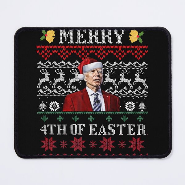 Item preview, Santa Joe Biden Merry 4Th Of Easter Ugly Christmas, Funny Joe Biden Happy 4Th Of Easter, Merry Confused Biden, Christmas Gifts, Anti Joe Biden Xmas designed and sold by Diferenty Shop  ⭐⭐⭐⭐⭐.