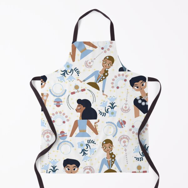 Item preview, Indian Woman Power (blue) designed and sold by Dorina Larsdotter.