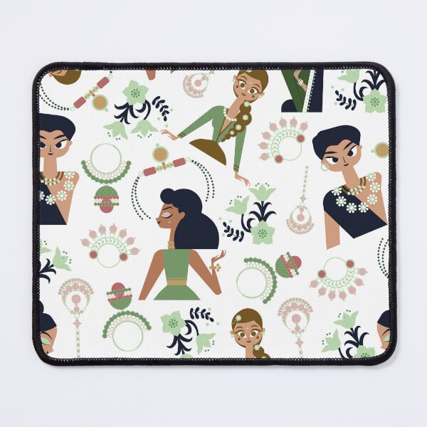 Item preview, Indian Woman Power (green) designed and sold by Dorina Larsdotter.