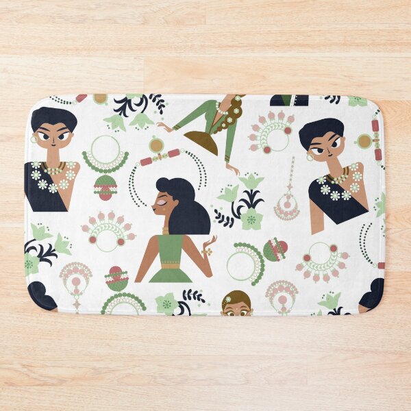 Item preview, Indian Woman Power (green) designed and sold by Dorina Larsdotter.