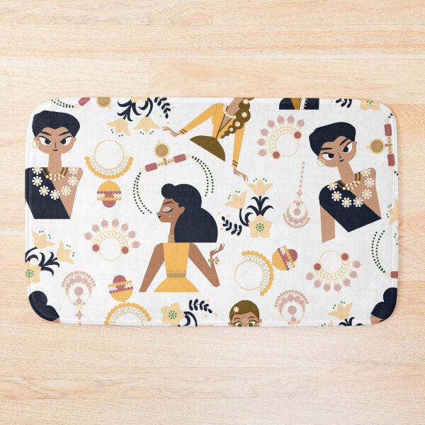 Item preview, Indian Woman Power (yellow) designed and sold by Dorina Larsdotter.