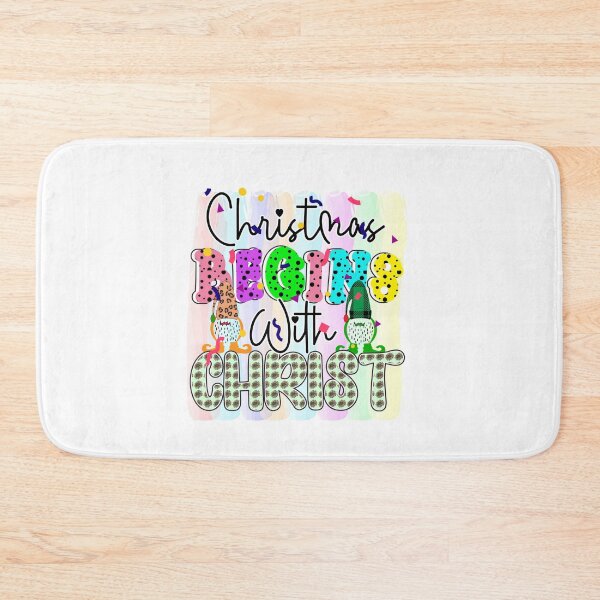 Item preview, Christmas Begins With Christ Plaid Cross Santa | Merry Christmas Jesus Christ greetings | Gifts for Christmas lovers designed and sold by ThanksVibe.