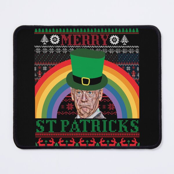 Item preview, Santa Merry St Patricks Ugly Christmas, Funny Joe Biden Happy Merry St Patricks, Merry Confused Biden, Christmas Gifts, Anti Joe Biden Xmas designed and sold by Diferenty Shop ⭐⭐⭐⭐⭐.