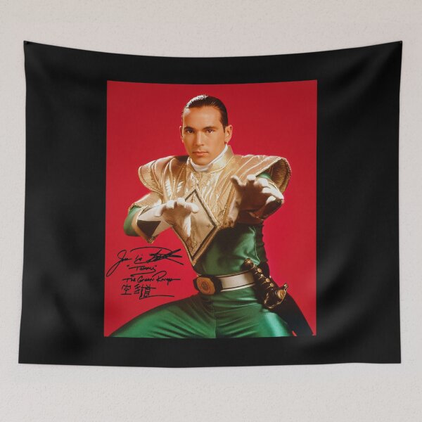 Item preview, Jason David Frank - Green Ranger White R.I.P Signature Vintage Retro designed and sold by RonZimmerman.