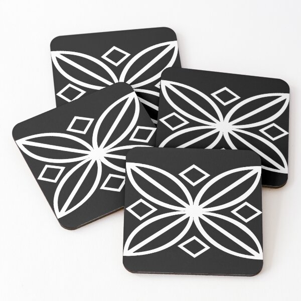 Item preview, White Flower Art Deco Design designed and sold by Karen Thomson.