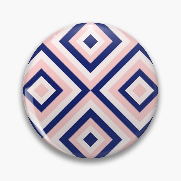 Item preview, Blush Pink & Navy Blue Geometric  designed and sold by newburyboutique.