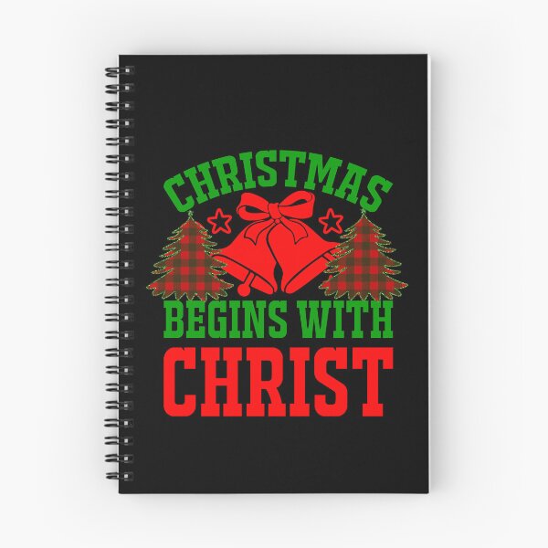 Item preview, Christmas Begins With Christ Plaid Cross Santa | Merry Christmas Jesus Christ greetings | Gifts for Christmas lovers designed and sold by ThanksVibe.