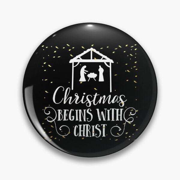 Item preview, Christmas Begins With Christ Plaid Cross Santa | Merry Christmas Jesus Christ greetings | Gifts for Christmas lovers designed and sold by ThanksVibe.
