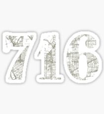 716 Map Sticker