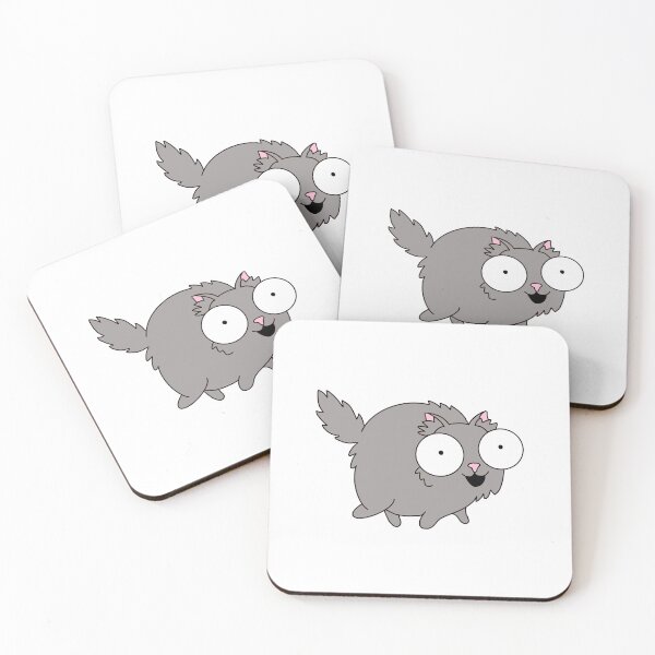 Item preview, Fat gray cat with one brain cell  designed and sold by Lauren Kenney.