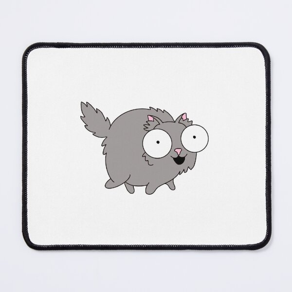 Item preview, Fat gray cat with one brain cell  designed and sold by Lauren Kenney.