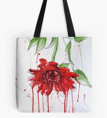 Red Gerbera Tote Bag