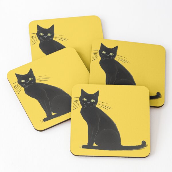 Item preview, Le chat noir, avant garde vintage art, vintage advertising, art nouveau, chat noir, cat lovers designed and sold by Artsareus.