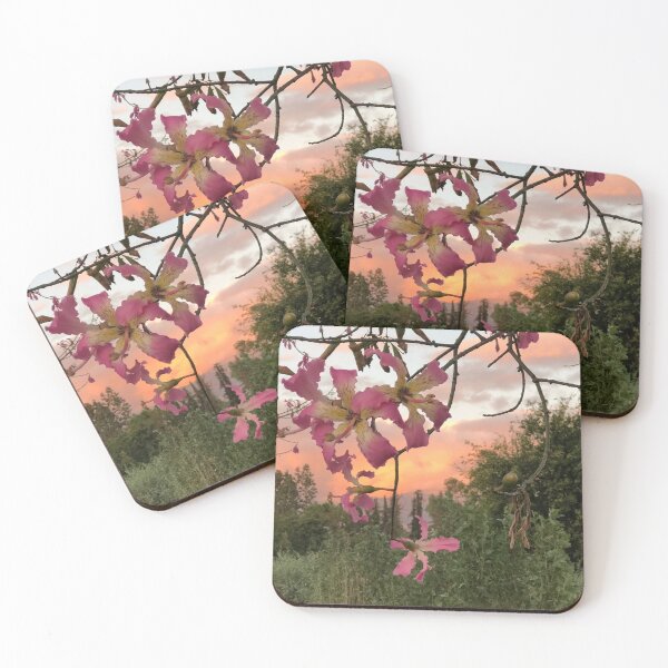 Item preview, sunset and flowers designed and sold by Marianna Tankelevich.