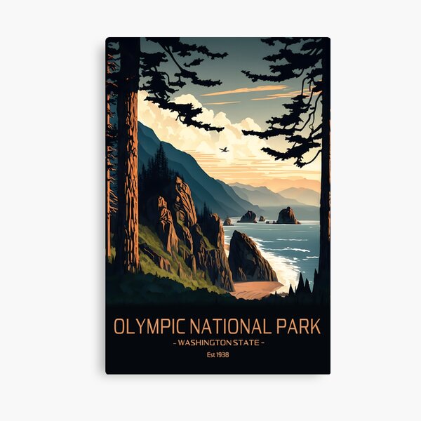 Item preview, Olympic National Park Pacific Beaches designed and sold by invention7.