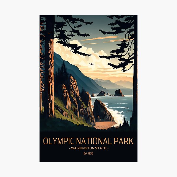 Item preview, Olympic National Park Pacific Beaches designed and sold by invention7.