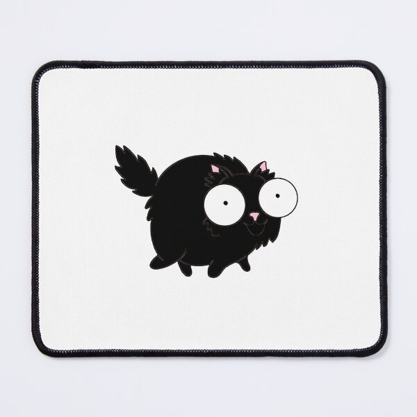 Item preview, Chunky black cat with one brain cell designed and sold by Lauren Kenney.