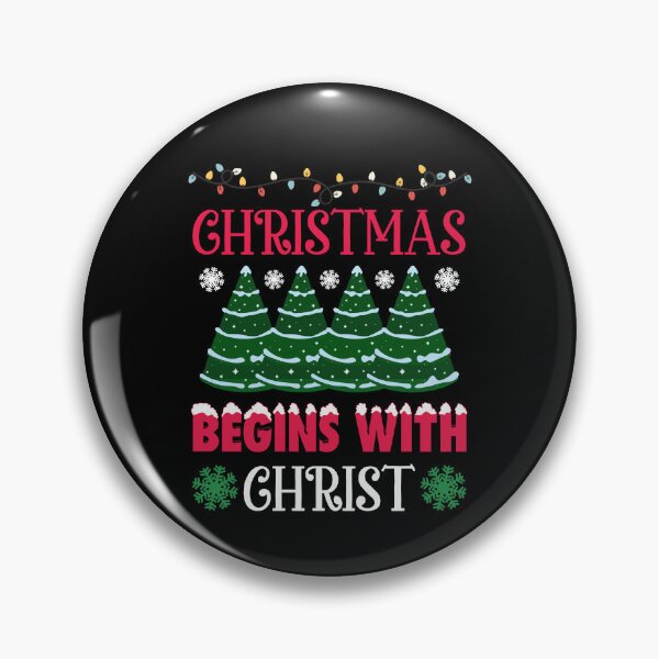 Item preview, Christmas Begins With Christ Plaid Cross Santa | Merry Christmas Jesus Christ greetings | Gifts for Christmas lovers designed and sold by ThanksVibe.