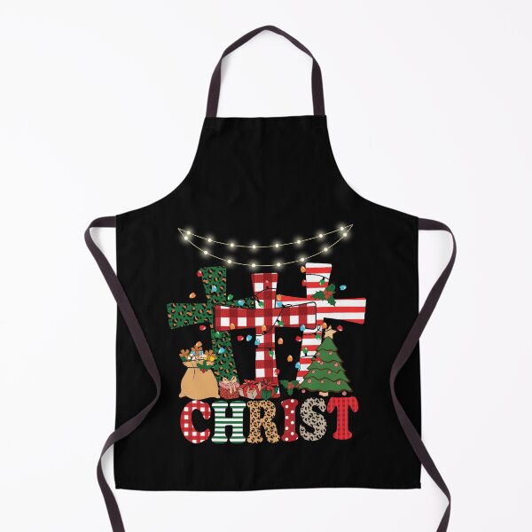 Item preview, Christmas Begins With Christ Plaid Cross Santa | Merry Christmas Jesus Christ greetings | Gifts for Christmas lovers designed and sold by ThanksVibe.