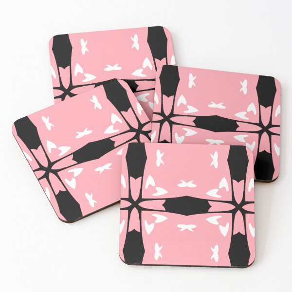 Item preview, Pattern of Pink, Black and White Cross and Hearts designed and sold by BtheLight.