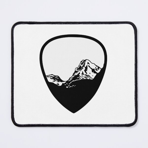 Item preview, Guitar pick with mountains designed and sold by Ward Workshop Art.