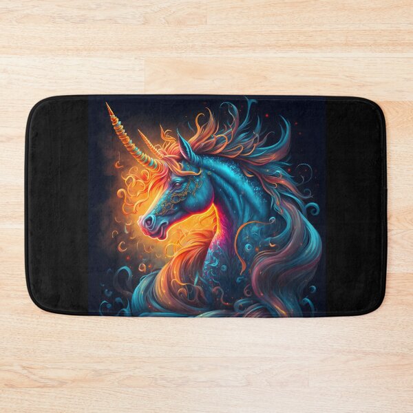 Item preview, Unicorn on fire designed and sold by tagmecool.
