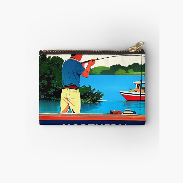 Item preview, Vintage Fishing Poster designed and sold by BAYFAIRE.