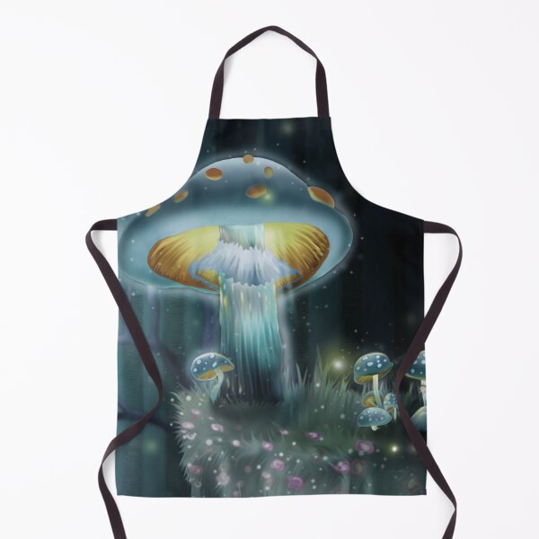 Item preview, Blue Glowing Magic Mushrooms designed and sold by iduzarts.