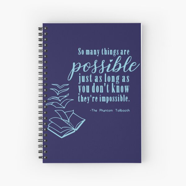 Item preview, So many things are possible - Phantom Tollbooth book quote designed and sold by CrownHabit.