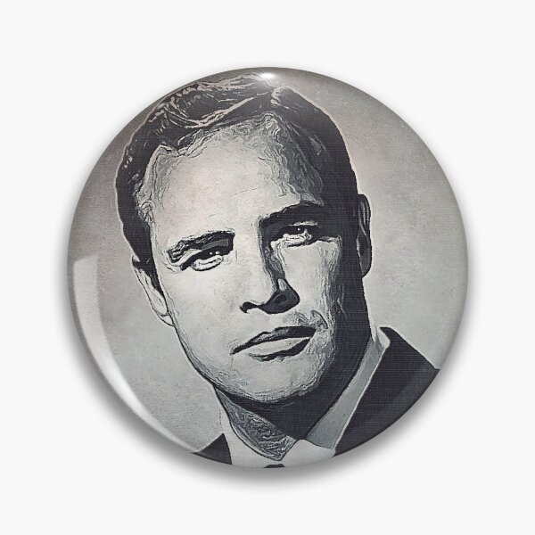 Item preview, Marlon Brando Art - oil paint - D88 designed and sold by DecoVintage.