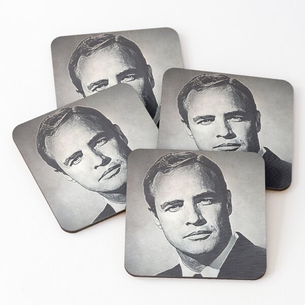 Item preview, Marlon Brando Art - oil paint - D88 designed and sold by DecoVintage.