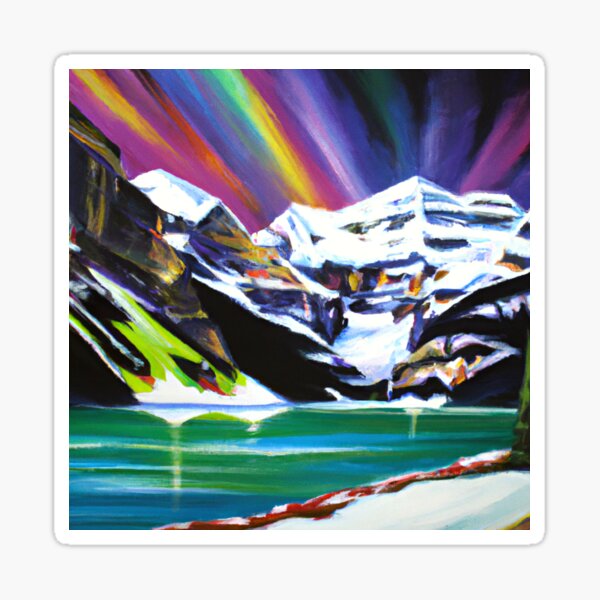 "Lake Louise" Sticker for Sale by rimmatv | Redbubble