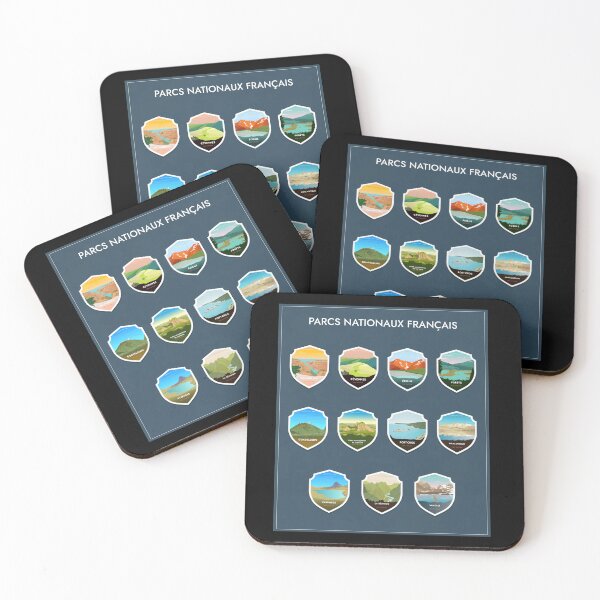 Item preview, Les parcs nationaux de France designed and sold by Rapaz Designs.