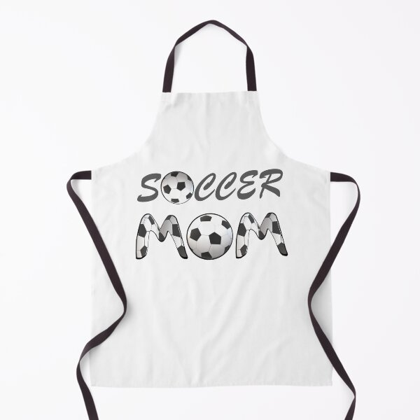 Item preview, Soccer Mom Soccer Balls and Black and White Soccer Patterned Letters (White Background) designed and sold by ArtByLM.