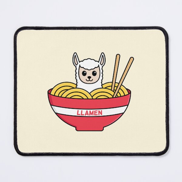 Item preview, Llamen Ramen - Pun - Wordplay designed and sold by ambertanderes.