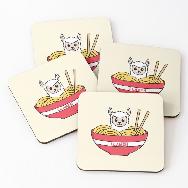 Item preview, Llamen Ramen - Pun - Wordplay designed and sold by ambertanderes.