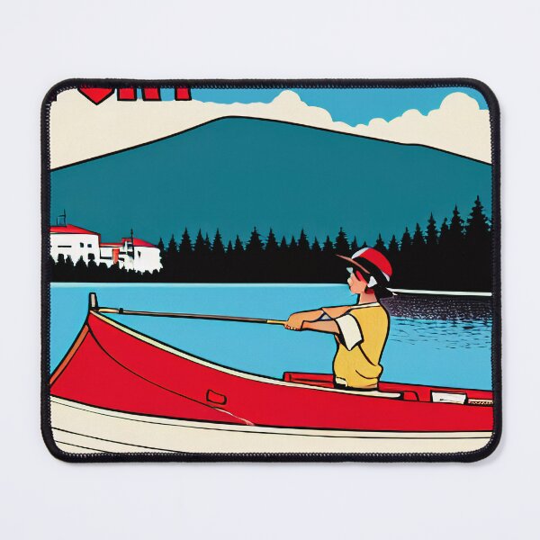 Item preview, Fishing Boat Woman Poster designed and sold by BAYFAIRE.