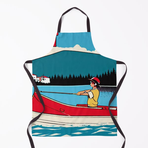 Item preview, Fishing Boat Woman Poster designed and sold by BAYFAIRE.