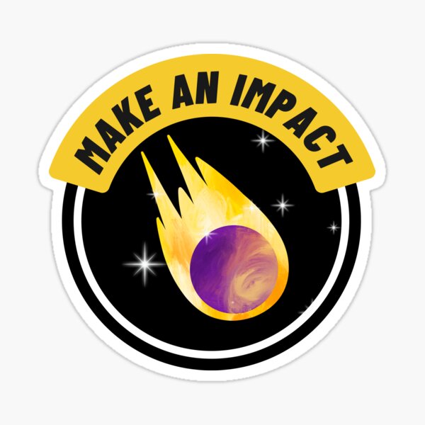 Item preview, Make an Impact Asteroid designed and sold by VirtualFaries.