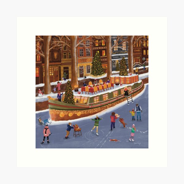 Amsterdam canals (Please read my own description, before you buy an art print, poster or canvas print) Art Print