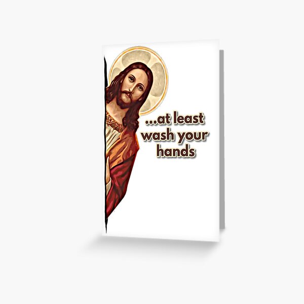 Item preview, Jesus "i saw that" meme  designed and sold by KiziuMiziu ⭐⭐⭐⭐⭐.