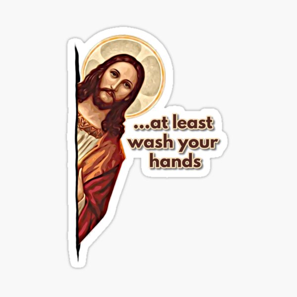 Item preview, Jesus "i saw that" meme  designed and sold by KiziuMiziu ⭐⭐⭐⭐⭐.