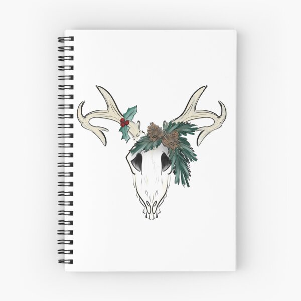 Item preview, Holiday Skull designed and sold by FickleandFancy.