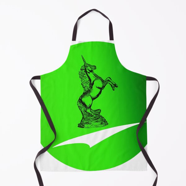 Item preview, Unicorn standing on a green background designed and sold by Bigrow.