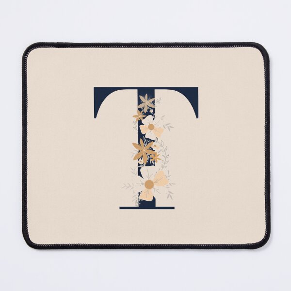 Item preview, Letter T monogram dark blue designed and sold by Bon-mots-jkd.