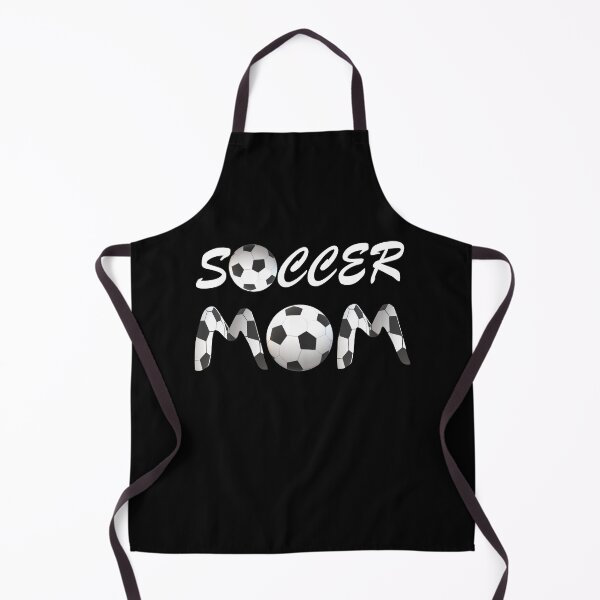 Item preview, Soccer Mom Soccer Balls and Black and White Soccer Patterned Letters (Black Background) designed and sold by ArtByLM.
