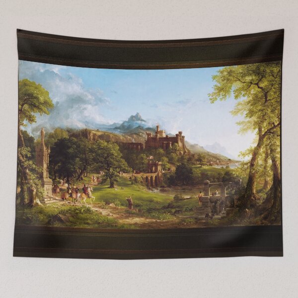 Item preview, The Departure by Thomas Cole Remastered Xzendor7 Classical Art Old Masters Reproductions designed and sold by Xzendor7 Digital Art Creations.