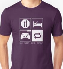 Eat. Sleep. Game. Repeat. Unisex T-Shirt