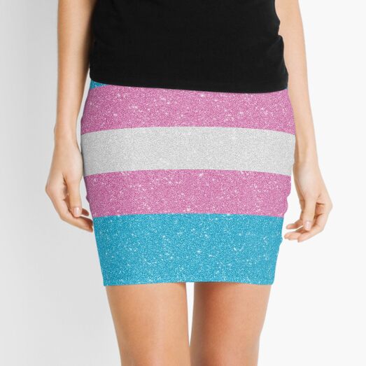 pastel rainbow mini skirt - Trash Queen