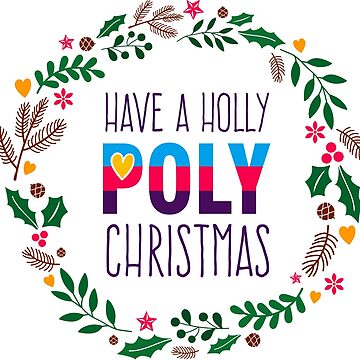 Artwork thumbnail, Have A Holly Poly Christmas by polyphiliashop